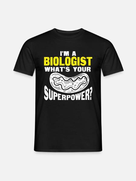 Biology Gift Biologist - Men's T-Shirt - black