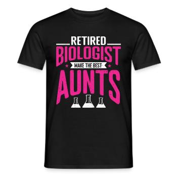 Biologiste Cadeau Biologie - T-shirt homme - noir - Devant - AI Model Male 178 light (178cm)