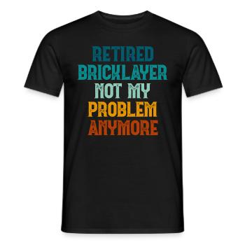 Mason Gift Profession Saying Mason - Men's T-Shirt - black - Front - AI Model Male 178 light (178cm)