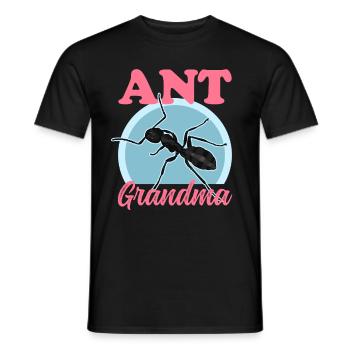 Fourmis Grand-mère Fourmi Farm Formicarium Cadeau - T-shirt homme - noir - Devant - AI Model Male 178 light (178cm)