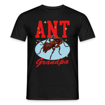 Fourmis Grand-père Formicarium Fourmi Farm Cadeau - T-shirt homme - noir - Devant - AI Model Male 178 light (178cm)