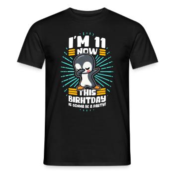 11th Birthday Gift Idea 11 Year Old Gift - Men's T-Shirt - black - Front - AI Model Male 178 light (178cm)