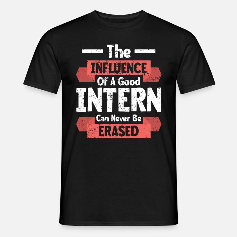 Intern Gift Unpaid Intern - Men’s T-shirt - black