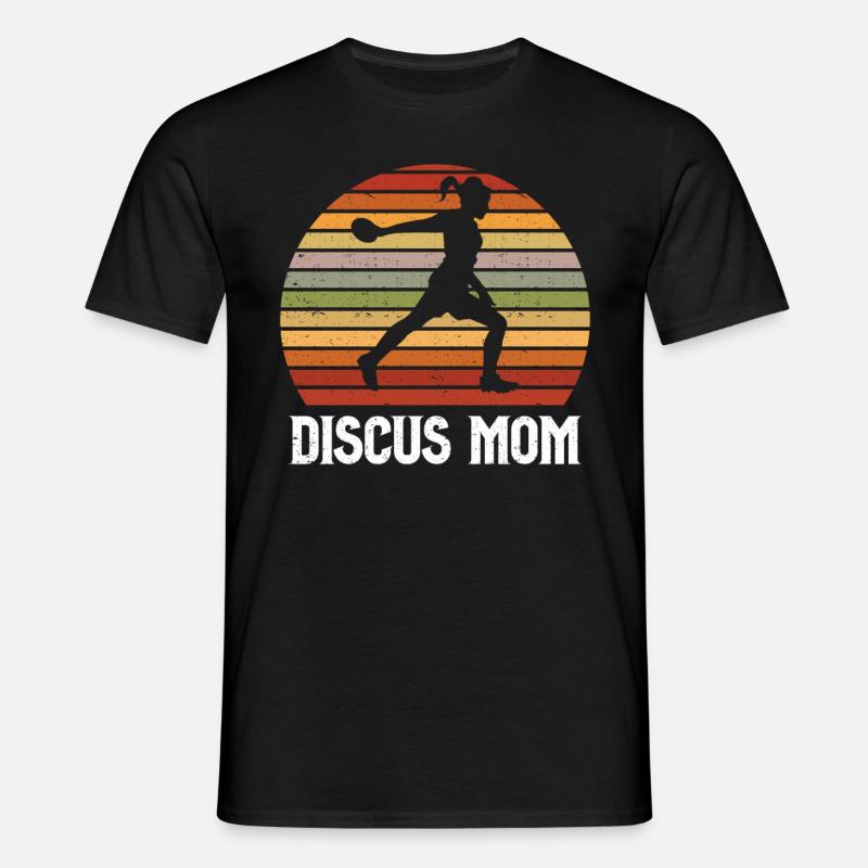 Diskuswerfer Geschenk Diskuswerfen - Männer T-Shirt - Schwarz