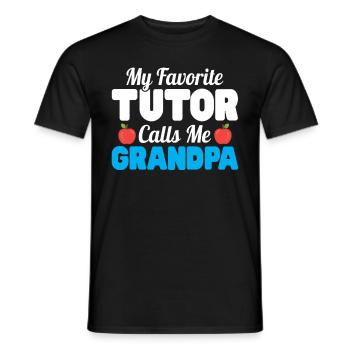 Tutor Geschenk Tutor - Männer T-Shirt - Schwarz - Vorne - AI Model Male 178 light (178cm)