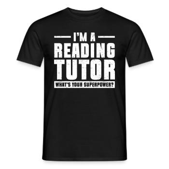 Tutor Geschenk Tutor - Männer T-Shirt - Schwarz - Vorne - AI Model Male 178 light (178cm)