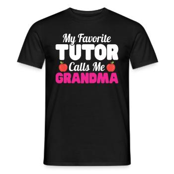 Tutor Geschenk Tutor - Männer T-Shirt - Schwarz - Vorne - AI Model Male 178 light (178cm)