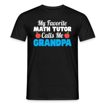Tutor Geschenk Tutor - Männer T-Shirt - Schwarz - Vorne - AI Model Male 178 light (178cm)