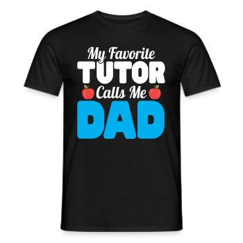 Tutor Geschenk Tutor - Männer T-Shirt - Schwarz - Vorne - AI Model Male 178 light (178cm)