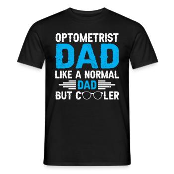 Optician Gift Optometry - Men's T-Shirt - black - Front - AI Model Male 178 light (178cm)