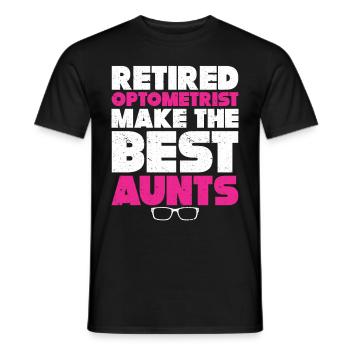 Optician Gift Optometry - Men's T-Shirt - black - Front - AI Model Male 178 light (178cm)