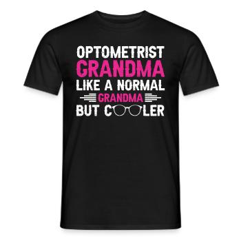Optician Gift Optometry - Men's T-Shirt - black - Front - AI Model Male 178 light (178cm)