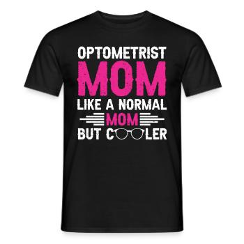 Optician Gift Optometry - Men's T-Shirt - black - Front - AI Model Male 178 light (178cm)