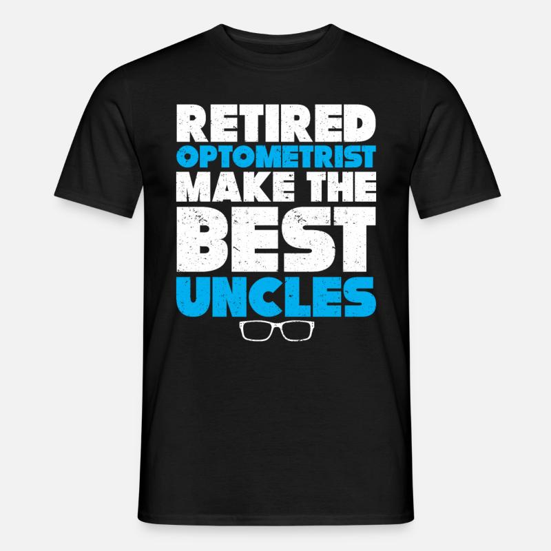 Optiker Geschenk Optometrie - Männer T-Shirt - Schwarz
