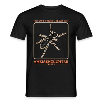 Fourmis Ferme Fourmi Formicarium Cadeau - T-shirt homme - noir - Devant - AI Model Male 178 light (178cm)