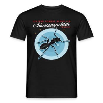 Fourmis Fourmi Ferme Formicarium Cadeau - T-shirt homme - noir - Devant - AI Model Male 178 light (178cm)
