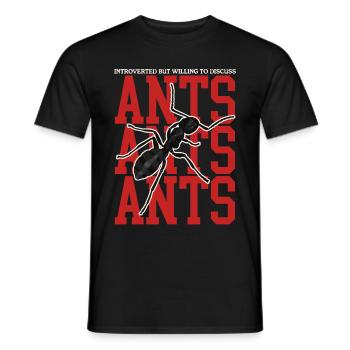 Fourmi Ferme Formicarium Fourmis Cadeau - T-shirt homme - noir - Devant - AI Model Male 178 light (178cm)