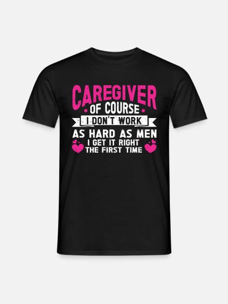 Infirmière soignante - T-shirt homme - noir