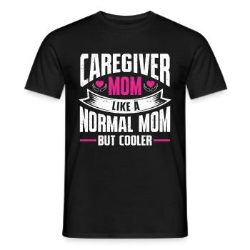 Caregiver Gift Nurse - Men's T-Shirt - black - Front - AI Model Male 178 light (178cm)