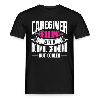 Caregiver Gift Nurse - Men's T-Shirt - black - Front - AI Model Male 178 light (178cm)
