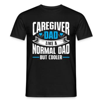 Caregiver Gift Nurse - Men's T-Shirt - black - Front - AI Model Male 178 light (178cm)