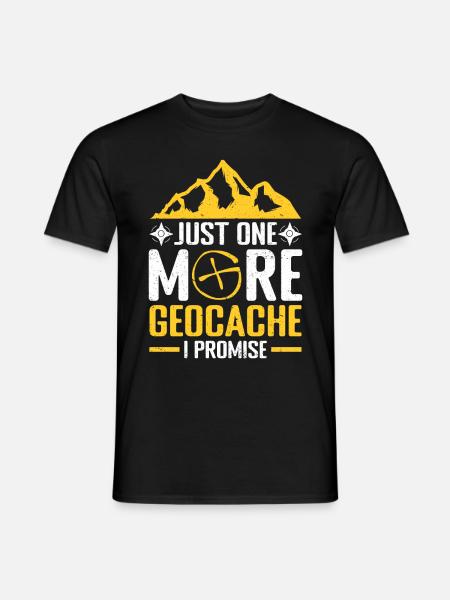 Geocaching Gift Geocacher Geocache - Men's T-Shirt - black