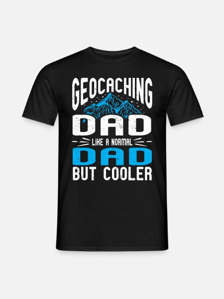 Geocaching Gift Geocacher Geocache - Men's T-Shirt - black