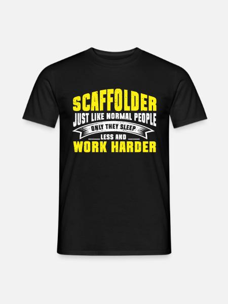 Scaffolding Gift Craftsman Job Scaffolding - Men's T-Shirt - black