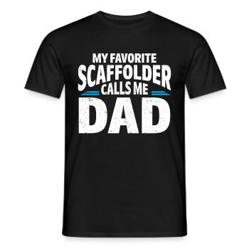 Échafaudage Cadeau Artisan Travail Échafaudage - T-shirt homme - noir - Devant - AI Model Male 178 light (178cm)