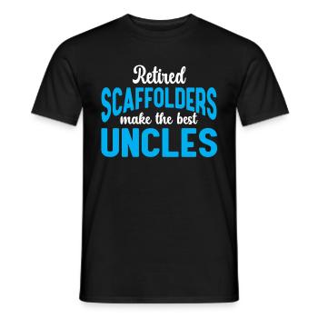 Échafaudage Cadeau Artisan Travail Échafaudage - T-shirt homme - noir - Devant - AI Model Male 178 light (178cm)