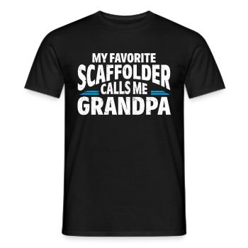 Échafaudage Cadeau Artisan Travail Échafaudage - T-shirt homme - noir - Devant - AI Model Male 178 light (178cm)