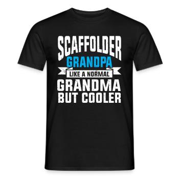 Échafaudage Cadeau Artisan Travail Échafaudage - T-shirt homme - noir - Devant - AI Model Male 178 light (178cm)