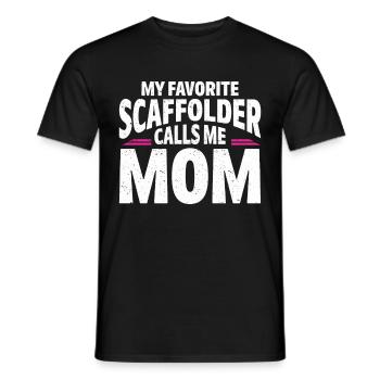 Échafaudage Cadeau Artisan Travail Échafaudage - T-shirt homme - noir - Devant - AI Model Male 178 light (178cm)