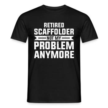 Échafaudage Cadeau Artisan Travail Échafaudage - T-shirt homme - noir - Devant - AI Model Male 178 light (178cm)