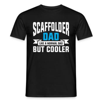 Échafaudage Cadeau Artisan Travail Échafaudage - T-shirt homme - noir - Devant - AI Model Male 178 light (178cm)