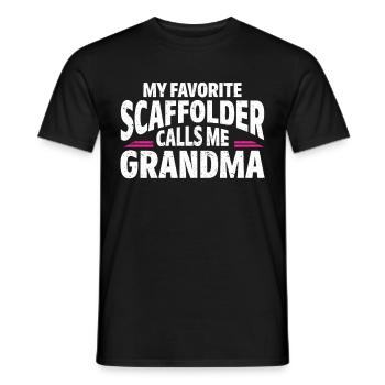 Échafaudage Cadeau Artisan Travail Échafaudage - T-shirt homme - noir - Devant - AI Model Male 178 light (178cm)