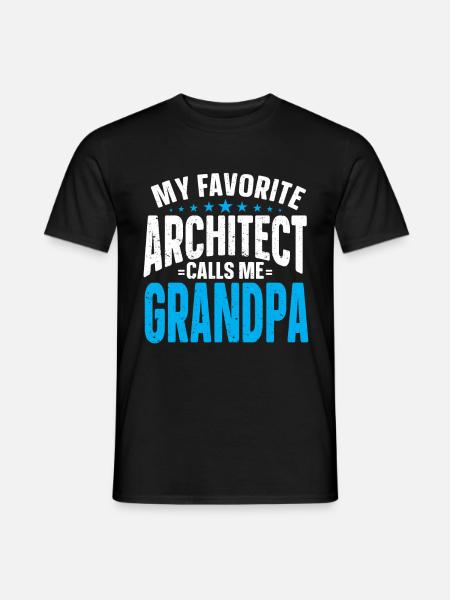 Architect's Gift, Architecture Lover - Men's T-Shirt - black