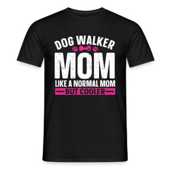 Cadeau de dog sitter, gardien de chien professionnel - T-shirt homme - noir - Devant - AI Model Male 178 light (178cm)