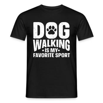 Dog Sitter Gift, Professional Dog Sitter - Men's T-Shirt - black - Front - AI Model Male 178 light (178cm)