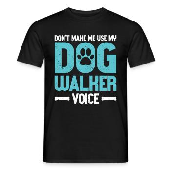 Dog Sitter Gift, Professional Dog Sitter - Men's T-Shirt - black - Front - AI Model Male 178 light (178cm)