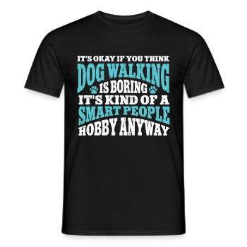 Dog Sitter Gift, Professional Dog Sitter - Men's T-Shirt - black - Front - AI Model Male 178 light (178cm)