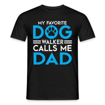 Dog Sitter Gift, Professional Dog Sitter - Men's T-Shirt - black - Front - AI Model Male 178 light (178cm)