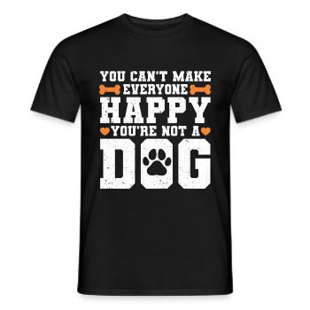 Dog Sitter Gift, Professional Dog Sitter - Men's T-Shirt - black - Front - AI Model Male 178 light (178cm)