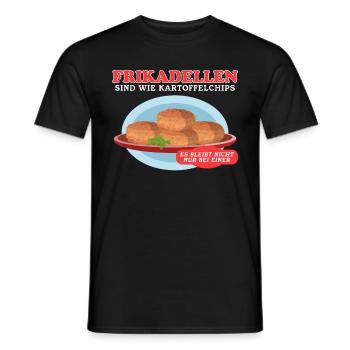 Boulettes de viande Boulettes de viande Boulettes de viande Cadeaux - T-shirt homme - noir - Devant - AI Model Male 178 light (178cm)