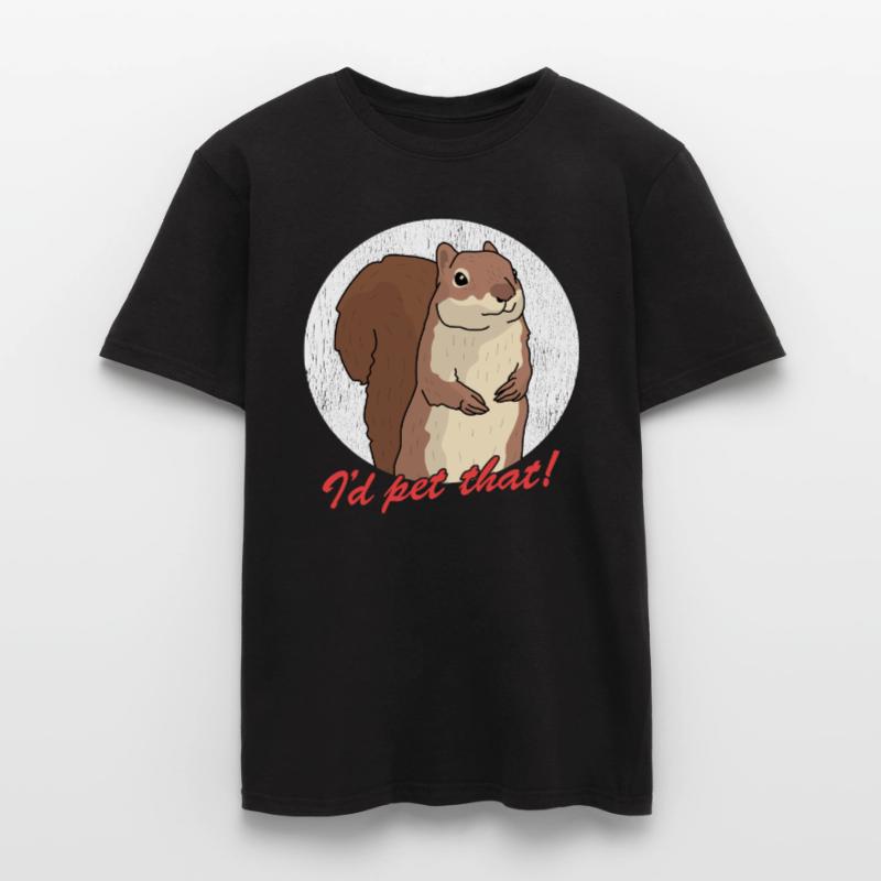 Cute Squirrel Squirrel Grey Squirrel Gift Men's T-Shirt
