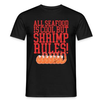 Krabben Garnelen Krabbenliebhaber Krabbe Geschenk - Männer T-Shirt - Schwarz - Vorne - AI Model Male 178 light (178cm)