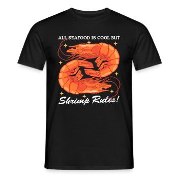 Crabe Crevette Crabe Lover Crabe Cadeau - T-shirt homme - noir - Devant - AI Model Male 178 light (178cm)