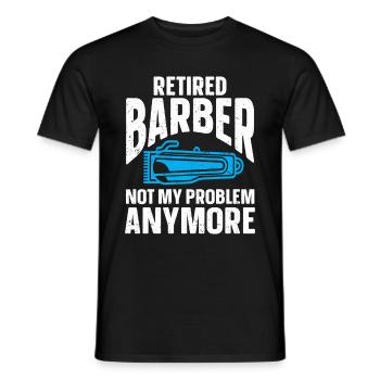 Lustiges Friseur Geschenk Stylist Friseur - Männer T-Shirt - Schwarz - Vorne - AI Model Male 178 light (178cm)