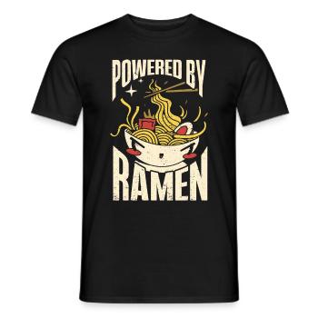 Ramen Cadeau Soupe de nouilles japonaises Ramen - T-shirt homme - noir - Devant - AI Model Male 178 light (178cm)