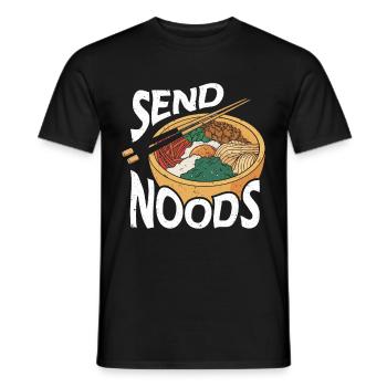 Ramen Gift Japanese noodle soup Ramen - Men's T-Shirt - black - Front - AI Model Male 178 light (178cm)